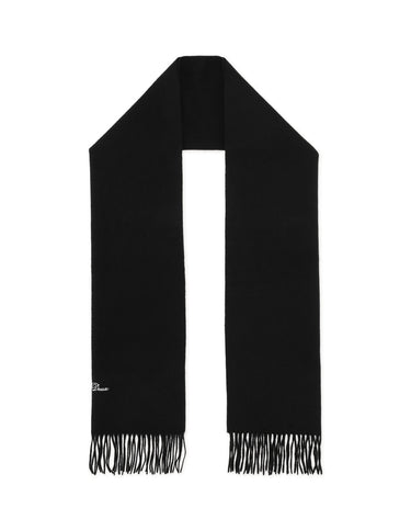 ECHARPE SIGNATURE SOLID NOIR NOIR
