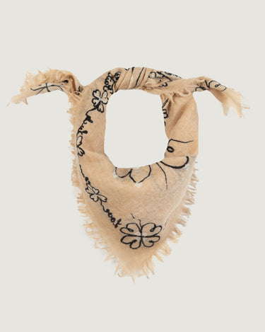 ECHARPE MIXTE BOURDALOUE CLOVER HOPE BEIGE BEIGE