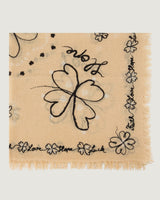 ECHARPE MIXTE BOURDALOUE CLOVER HOPE BEIGE BEIGE