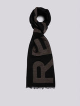 ECHARPE LOGO NOIR NOIR