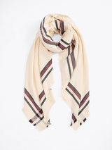 FOULARD ESSENTIAL FLAG JACQU ECRU ECRU