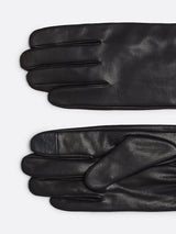 GANTS ESSENTIAL FLAG LEATH NOIR NOIR