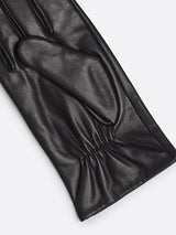 GANTS ESSENTIAL FLAG LEATH NOIR NOIR