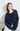 GILET FEMME COURT BOULE ML CR BOUT MARINE MARINE