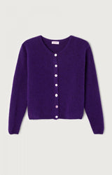 GILET FEMME COURT ML CR VIOLET VIOLET