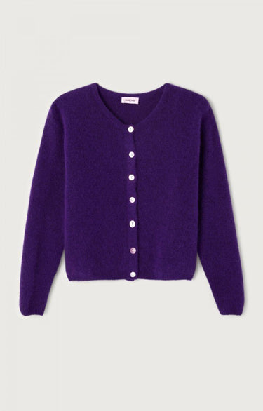 GILET FEMME COURT ML CR VIOLET VIOLET