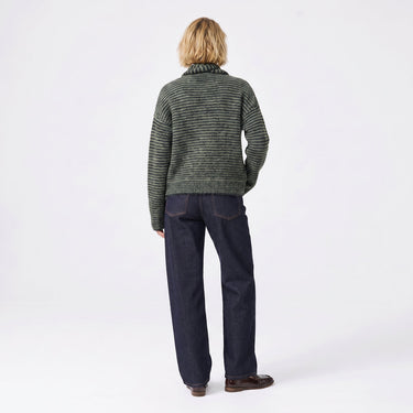 Cardigan Artlove Anaura écharpe intégrée vert – vue 3