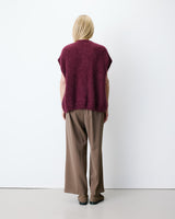GILET FEMME ADDISON AUBERGINE AUBERGINE