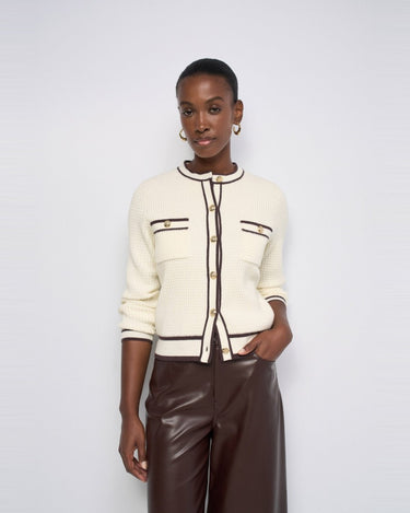 GILET FEMME CARDIGAN ECRU ECRU