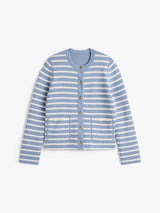 GILET FEMME CO JERSEY REVERSIBLE BLEU BLEU
