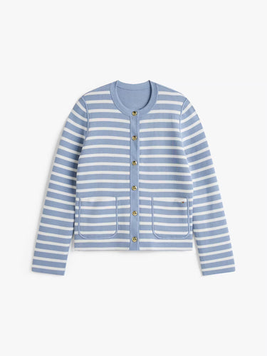 GILET FEMME CO JERSEY REVERSIBLE BLEU BLEU