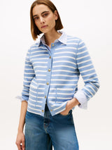 GILET FEMME CO JERSEY REVERSIBLE BLEU BLEU