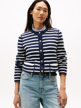 GILET FEMME CO JERSEY REVERSIBLE MARINE MARINE