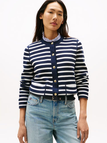 GILET FEMME CO JERSEY REVERSIBLE MARINE MARINE