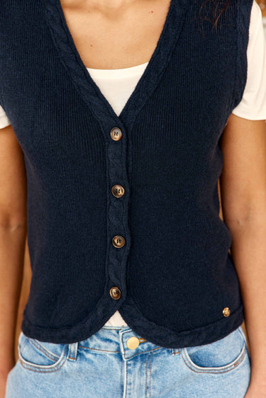 GILET SM FEMME MELBA MARINE MARINE