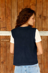 GILET SM FEMME MELBA MARINE MARINE
