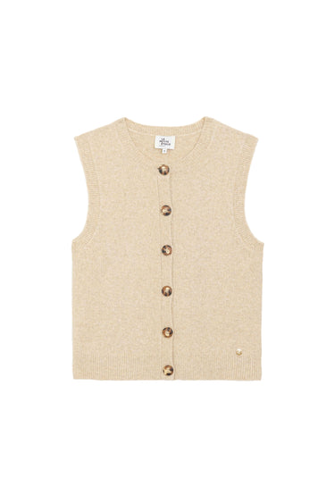 GILET SM FEMME MORINI BEIGE BEIGE
