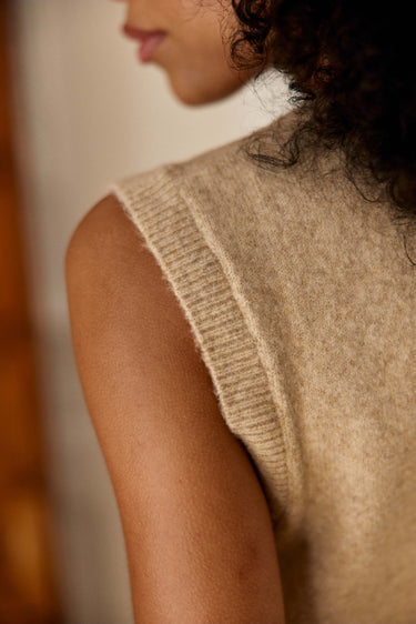 GILET SM FEMME MORINI BEIGE BEIGE
