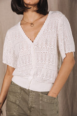 HAUT FEMME PRADDA BLANC BLANC