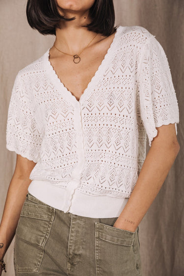 HAUT FEMME PRADDA BLANC BLANC
