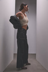 JEANS FEMME SYBILLE NOIR NOIR