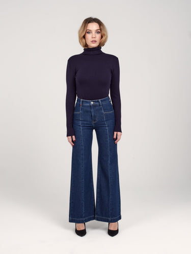 JEANS FEMME FILA FLARE MARINE MARINE