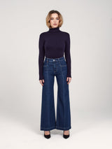 JEANS FEMME FILA FLARE MARINE MARINE
