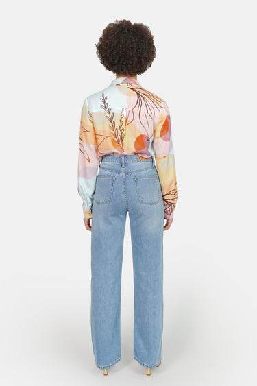 JEANS FEMME FOREST WIDE DENIM LT DENIM LT
