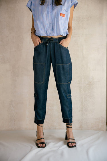 JEANS FEMME CELINE DARK DENIM DARK DENIM