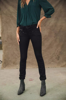 JEANS FEMME NOIR NOIR