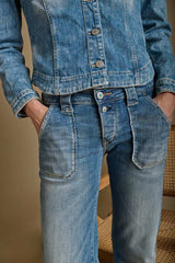 JEANS FEMME FLARE DENIM LT DENIM LT
