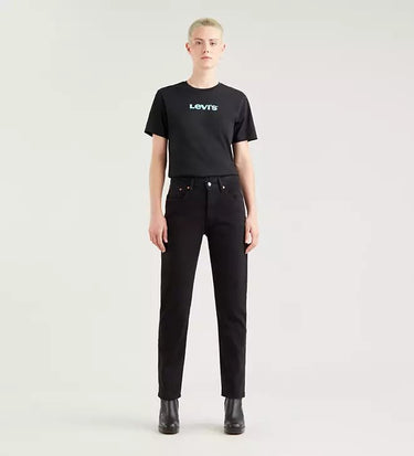 JEANS FEMME 501 CROP NOIR DELAVE NOIR DELAVE