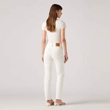 JEANS FEMME 724 HR STRAIGHT CLOUD DANCER BLANC BLANC