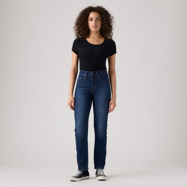 JEANS FEMME 724 HR STRAIGHT DENIM DARK DENIM DARK