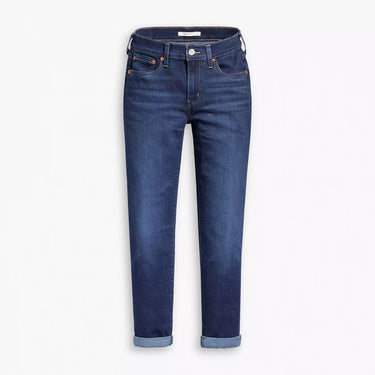 JEANS FEMME BOYFRIEND MID RISE DENIM DARK DENIM DARK