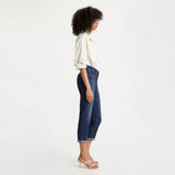 JEANS FEMME BOYFRIEND MID RISE DENIM DARK DENIM DARK