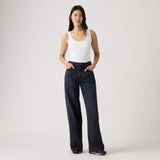 JEANS FEMME CINCH WIDE LEG DENIM DARK DENIM DARK