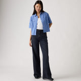 JEANS FEMME CINCH WIDE LEG DENIM DARK DENIM DARK