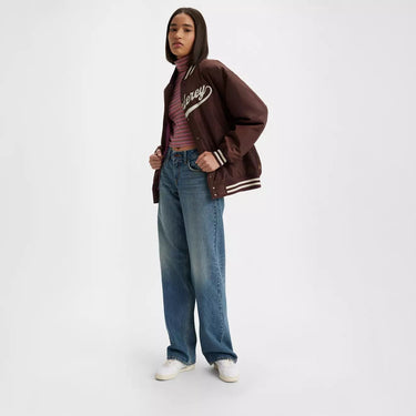 JEANS FEMME LOW LOOSE DENIM DENIM
