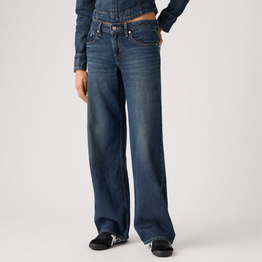 JEANS FEMME LOW LOOSE DENIM DENIM