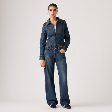 JEANS FEMME LOW LOOSE DENIM DENIM