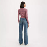 JEANS FEMME LOW LOOSE DENIM DENIM