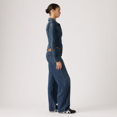 JEANS FEMME LOW LOOSE DENIM DENIM