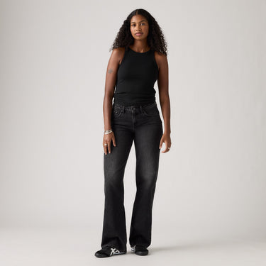JEANS FEMME LOW LOOSE TECH STORM NOIR DELAVE NOIR DELAVE