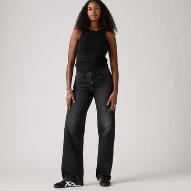 JEANS FEMME LOW LOOSE TECH STORM NOIR DELAVE NOIR DELAVE