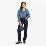 JEANS FEMME RIBCAGE FUL LENGHT DENIM DARK DENIM DARK