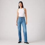 JEANS FEMME RIBCAGE FUL LENGHT DENIM LT DENIM LT