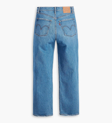 JEANS FEMME RIBCAGE STRAIGHT ANKLE DENIM DENIM