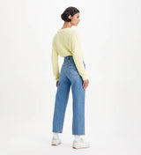 JEANS FEMME RIBCAGE STRAIGHT ANKLE DENIM DENIM
