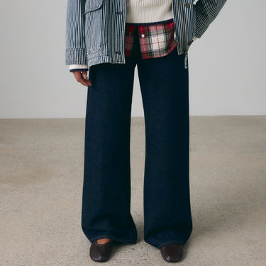 JEANS FEMME XL STRAIGHT DENIM DARK DENIM DARK